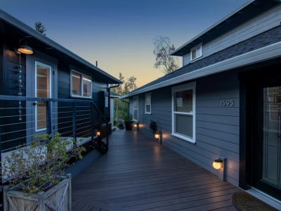 Deck Railing Construction Project